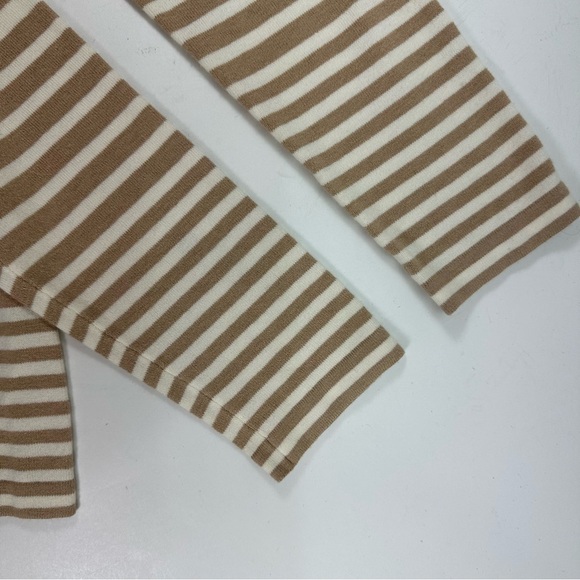 NWT J McLaughlin Women’s Large Caribe Crewneck Sweater Crewneck Orange Tan Ombre - Picture 9 of 9